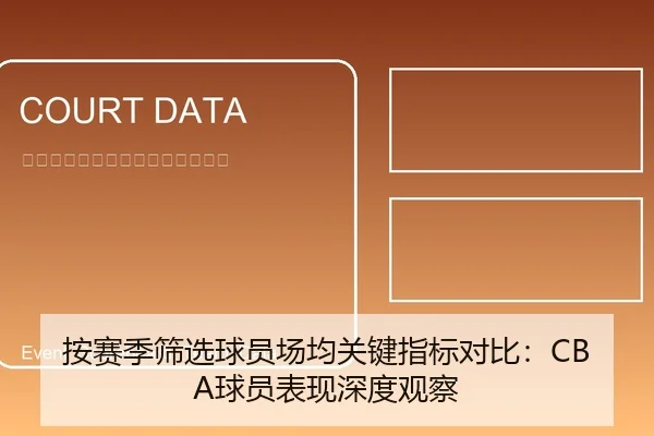按赛季筛选球员场均关键指标对比：CBA球员表现深度观察